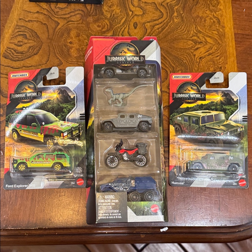 Matchbox Jurassic World (7) Car Set